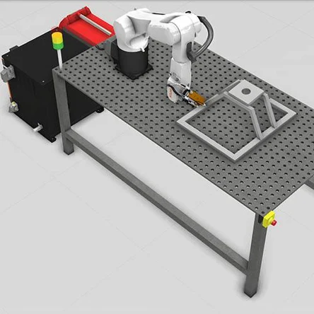 Роботизированный пост лазерной сварки